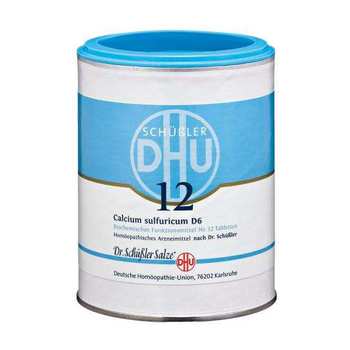 BIOCHEMIE DHU 12 Calcium sulfuricum D 6 Tabletten