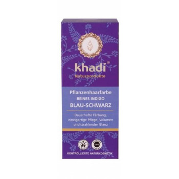 Khadi Haarfarbe Indigo Schwarz