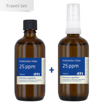 Kolloidales Silber Travel Set