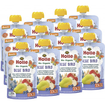 HOLLE Blue Bird Pouchy Birne Apfel&Heidelb.m.Hafer